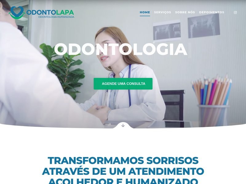 Prévia do site Odontolapa